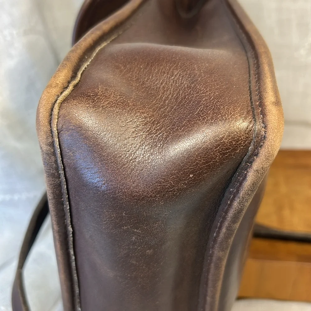 Coach leather vintage high quality satchel pocketbook bag